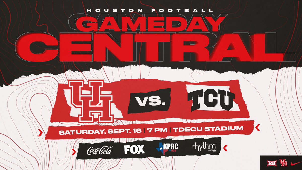 The first Big 12 game in TDECU.   

🔗 linktr.ee/uhcougarfb 

#GoCoogs x #TEAM