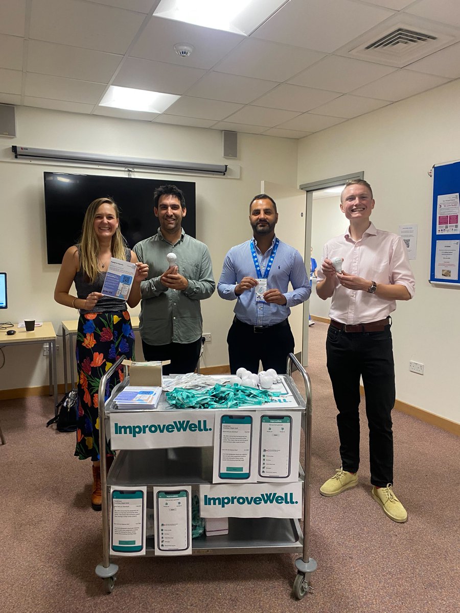 ImproveWell (@improvewelluk) on Twitter photo Today marks day 1 of the trust-wide roll out at <a href="/PHU_NHS/">Portsmouth Hospitals University NHST</a> ๐คฉ
Hannah, <a href="/ImproveWellBen/">Ben Russell</a>, @alex_milton93 and Nish from the team are on site with goodies and information on the ImproveWell platform!
#EngageToImprove #Proud2BPHU <a href="/RickSomal/">Ricky Somal</a> <a href="/PHU_OD/">PHU Organisational Development</a> Today marks day 1 of the trust-wide roll out at <a href="/PHU_NHS/">Portsmouth Hospitals University NHST</a> ๐คฉ
Hannah, <a href="/ImproveWellBen/">Ben Russell</a>, @alex_milton93 and Nish from the team are on site with goodies and information on the ImproveWell platform!
#EngageToImprove #Proud2BPHU <a href="/RickSomal/">Ricky Somal</a> <a href="/PHU_OD/">PHU Organisational Development</a>