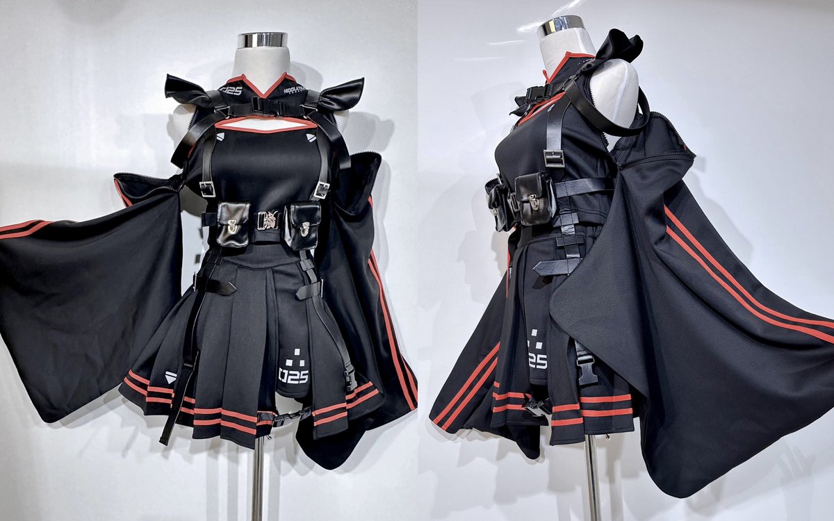 機械少女着物ジャージセットアップ》BLACK これぞクールジャパン！和装