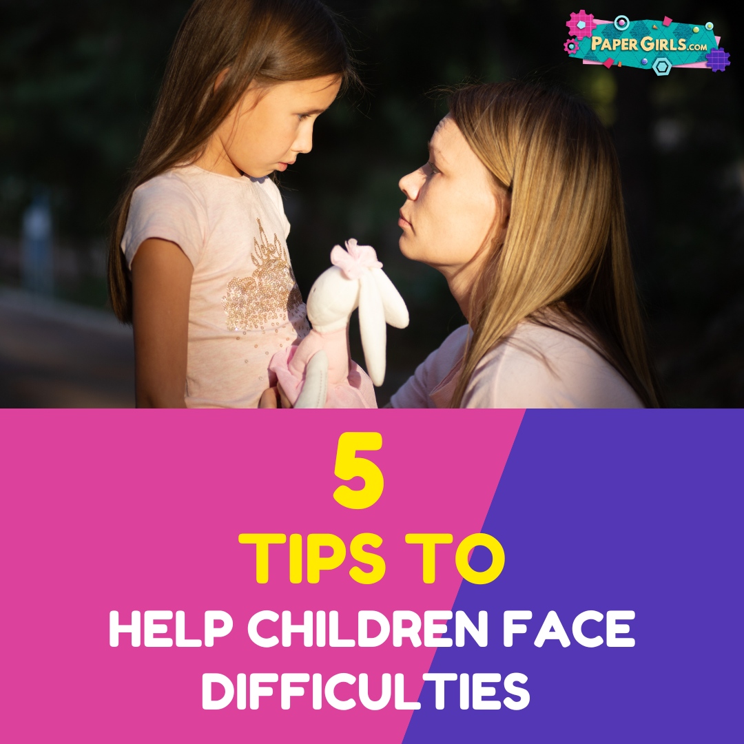PaperGirlsTV's tweet photo. Difficult situations can be overwhelming, especially during #BackToSchool. Check out these 5 tips to help children overcome hardships.
💖Find the #MiniMeditation & tips here:
https://t.co/ikIajvCEK1
#papergirls #papergirlstv #papergirlsshow #PGTV #school #minimeditationsforkids https://t.co/T1JQUH1ScQ