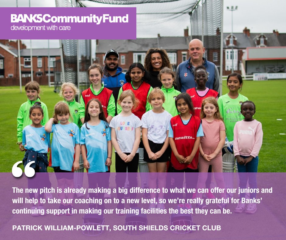 🏏 Young South Shields cricketers bowled over by community funding

<a href="/southshieldscc/">South Shields Cricket Club</a> has used a £5k grant from the Banks Community Fund to install a new artificial wicket allowing practice sessions &amp; matches to go ahead throughout the summer

🔗Read more 👉 bit.ly/44JF8Bv