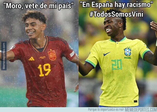 No es el color de piel, es el color de la camiseta memedeportes.com/futbol/no-es-e…