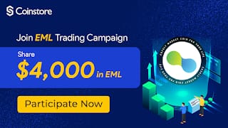 Get ready to win big with the EML Trading campaign! You could walk away with a $4,000 USD prize in EML. The campaign runs from 2023-09-11 16:00 (UTC+8) to 2023-09-18 15:59 (UTC+8). Don't miss your chance: coinstore.com  #Coinstore #TradingCampaign #contest <a href="/CoinstoreExc/">Coinstore</a>