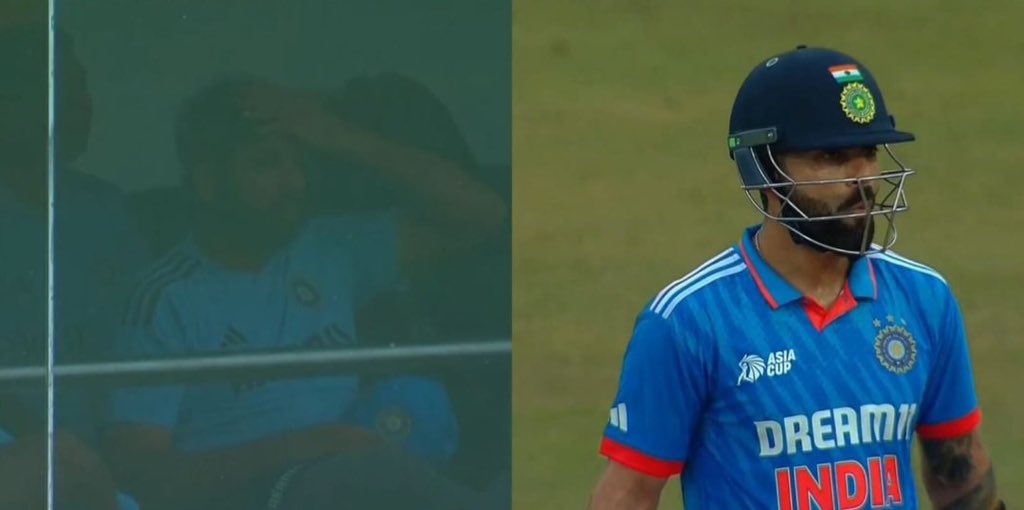 mufaddal_vohra's tweet photo. The reaction of Rohit Sharma and Virat Kohli on KL Rahul's six.

What a smash....!!! https://t.co/g2jqOzkrD9
