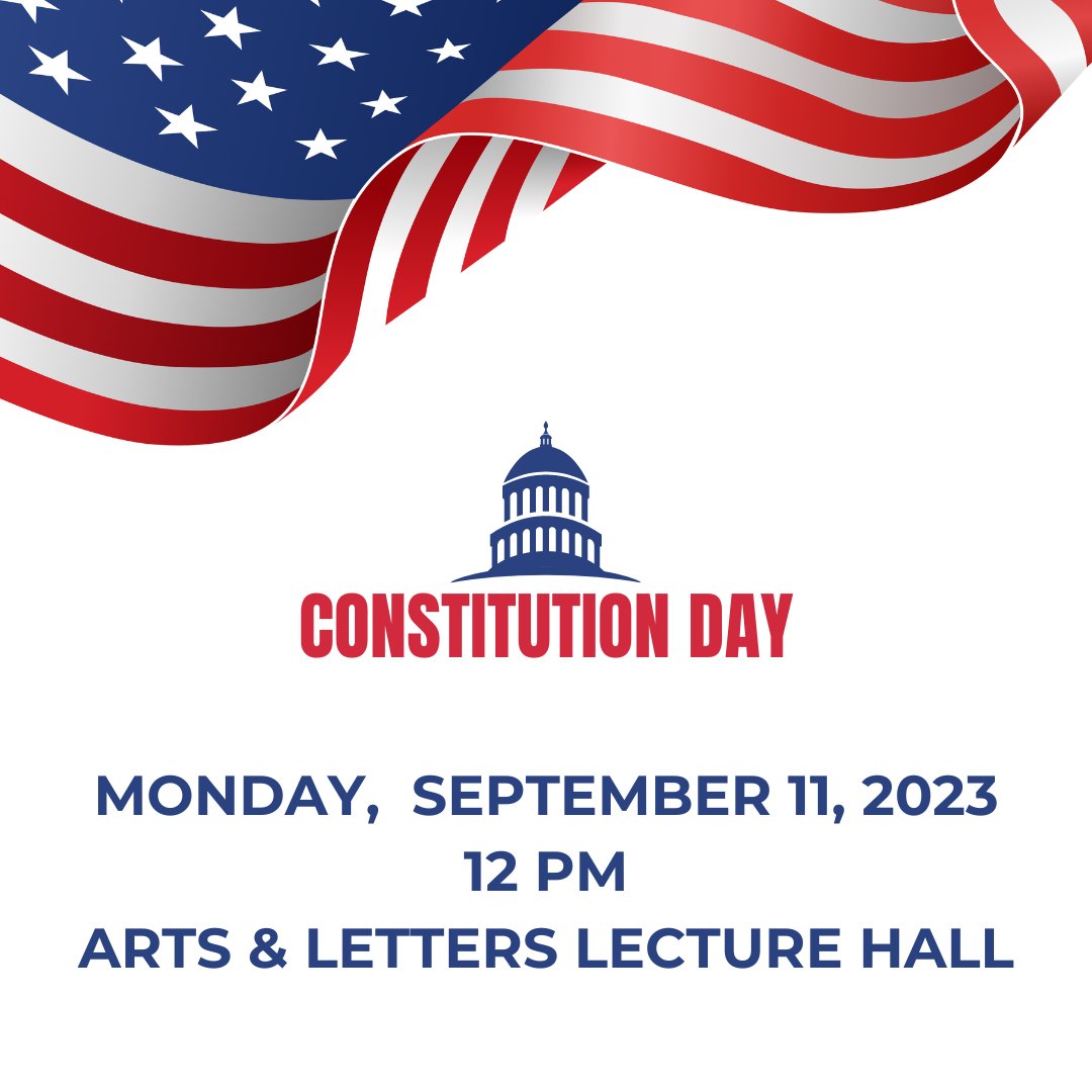 Join us today for a Constitution Day program featuring guest speaker, Judge Aphrodite Konduros of the South Carolina Court of Appeals. This program is free and open to the public. #uscsumter #sumtersc #constitutionday