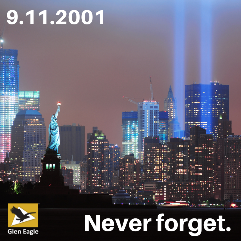 We will always remember. #NeverForget #USA #911memorial #Remembering911 #GlenEagle