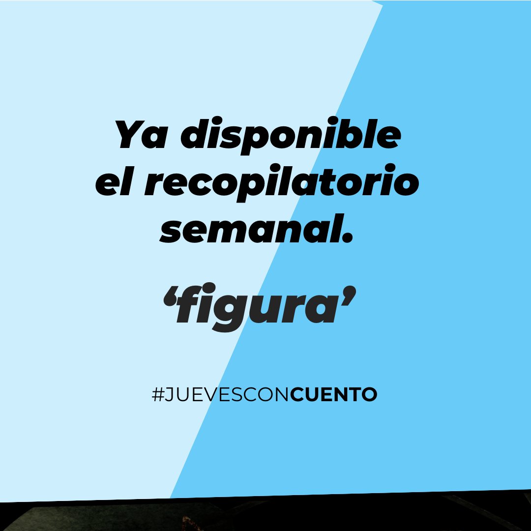 Ya tenéis disponible el recopilatorio del #juevesconcuento con la palabra ‘figura’.
Enhorabuena a los/as seleccionados/as. ¡Hasta el jueves!
👉🔗calameo.com/read/006057772…