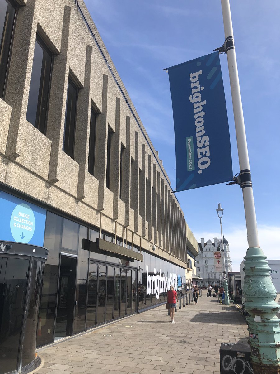 brightonSEO tweet media