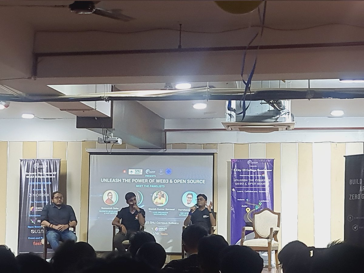 Join the Eduhub community's 5 city roadshow. And exploring web3, Crypto and open source from experts.