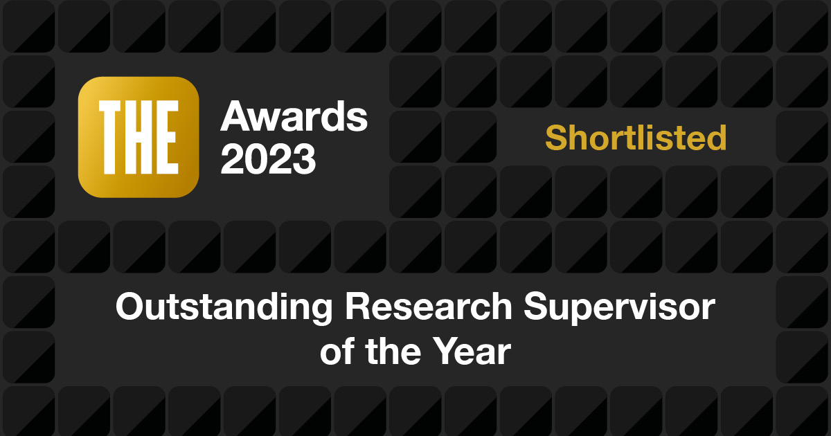 Next up, our very own @BrettleAli from @UoS_HealthSoc is up for Outstanding Research Supervisor of the Year. Alison receives this nomination for her outstanding track record and her wider mentorship and leadership across the University 👏👏👏