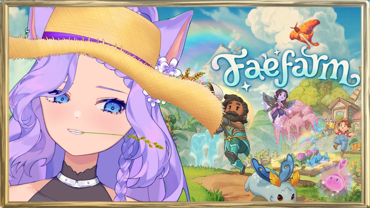 RogueLiliana's tweet photo. FARMER CAT IN FAE FARM! 👩‍🌾

Huge thanks to the devs for a review key! We're gonna check things out &amp; give our first impressions 😊

[Links Below]

See you on the farm! 💜 
#LilianaLive #FaeFarm #Sponsored https://t.co/nYbDaVqR29