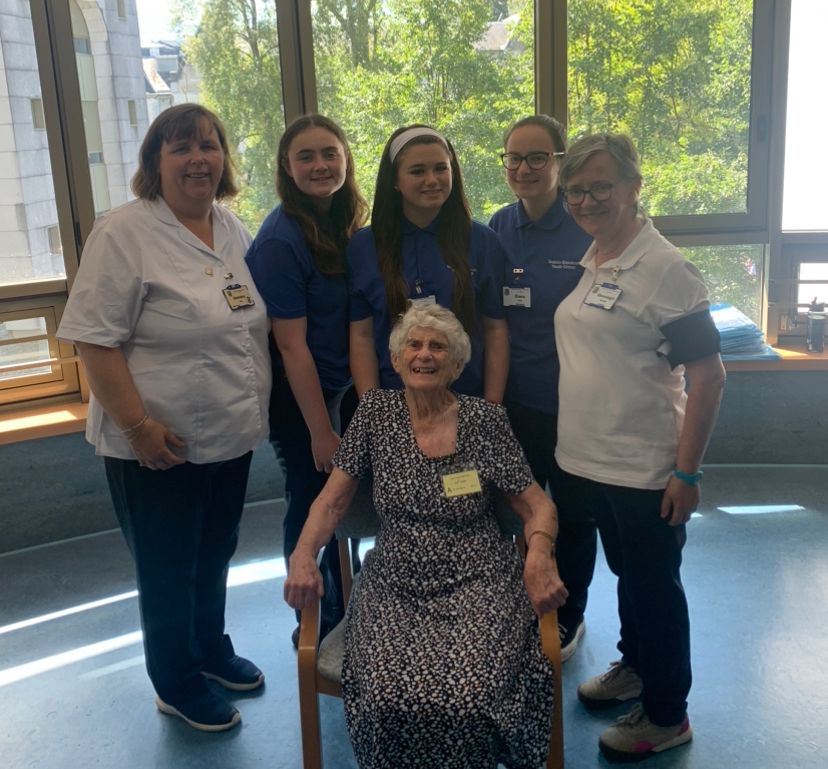 Current Students on the @dublindiocese Pilgrimage to Lourdes shared #Memories #Stories & #Wisdom with past students Sheelagh & Deirdre and former teacher Ann Ryder today @lecheiletrust1 @MACFD2