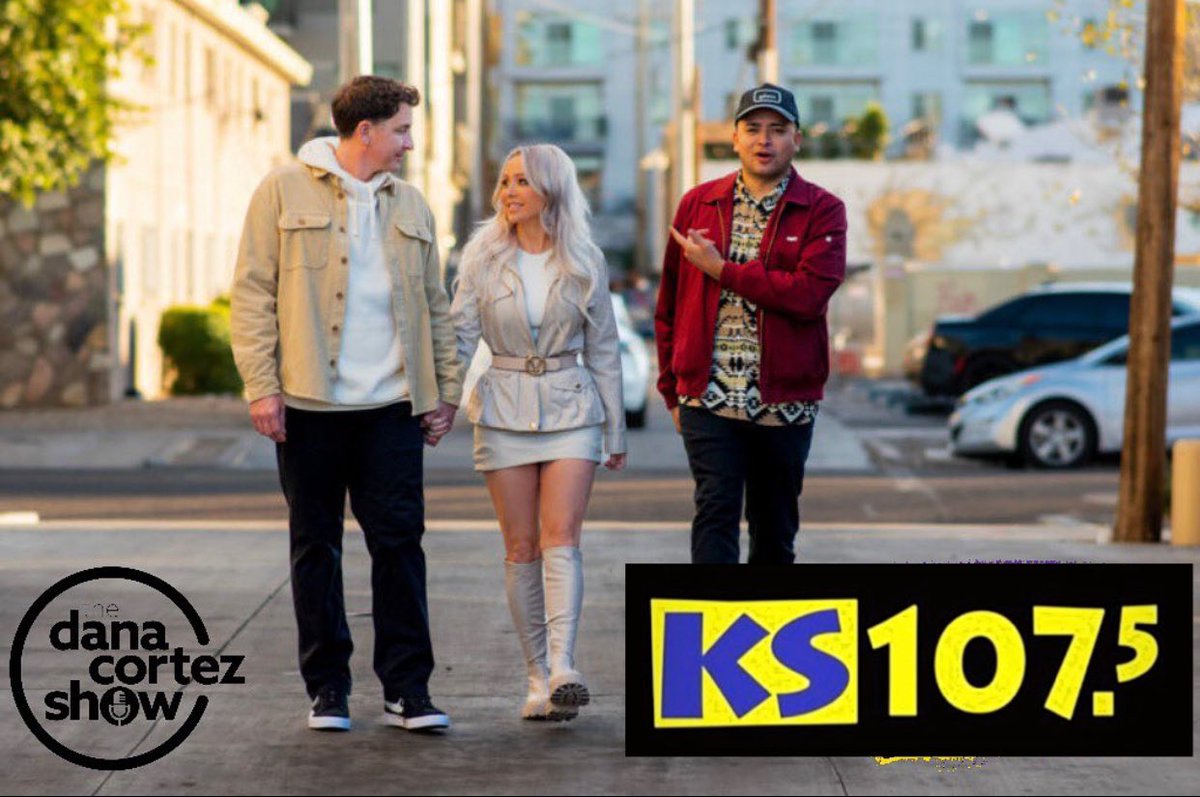 KS1075's tweet photo. What happens today on #DownInTheDms?!🤯
☀️Wake Up Colorado! There’s a new addition to the @KS1075 family weekdays 6-10am!
The @DanaCortezShow features Dana Cortez, husband @DJAutomatic & their hilarious bachelor BFF, @AnthonyAcomedy
Catch on @KS1075 or on the @Audacy App 📱 https://t.co/UGxdCljkQM