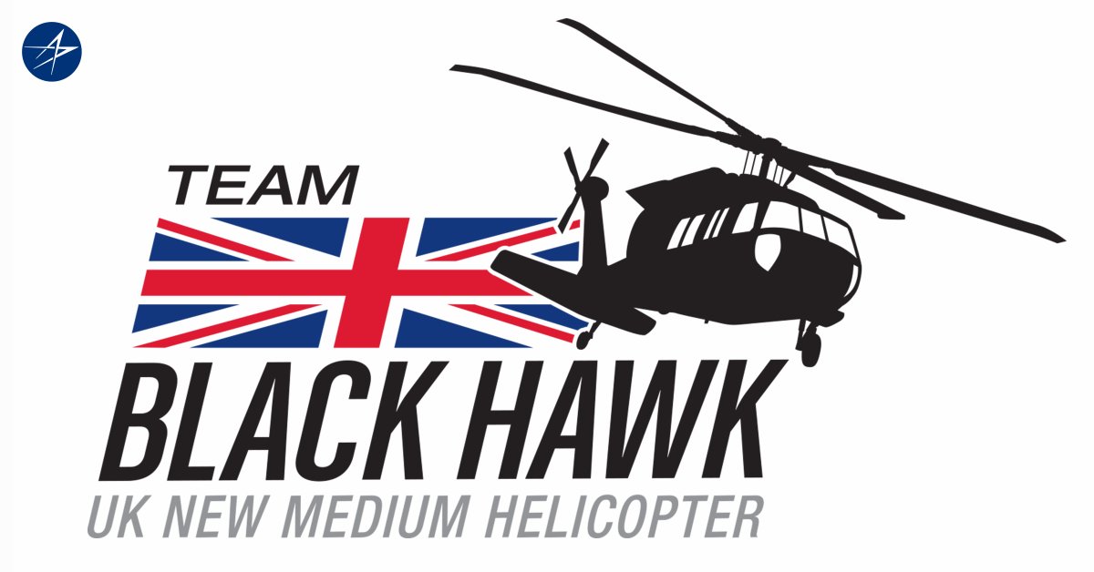 LMUKNews's tweet photo. Find out about our #TeamBlackHawk proposal for the UK’s New Medium Helicopter requirement at #DSEI2023 tomorrow. https://t.co/TE6kf5abYg