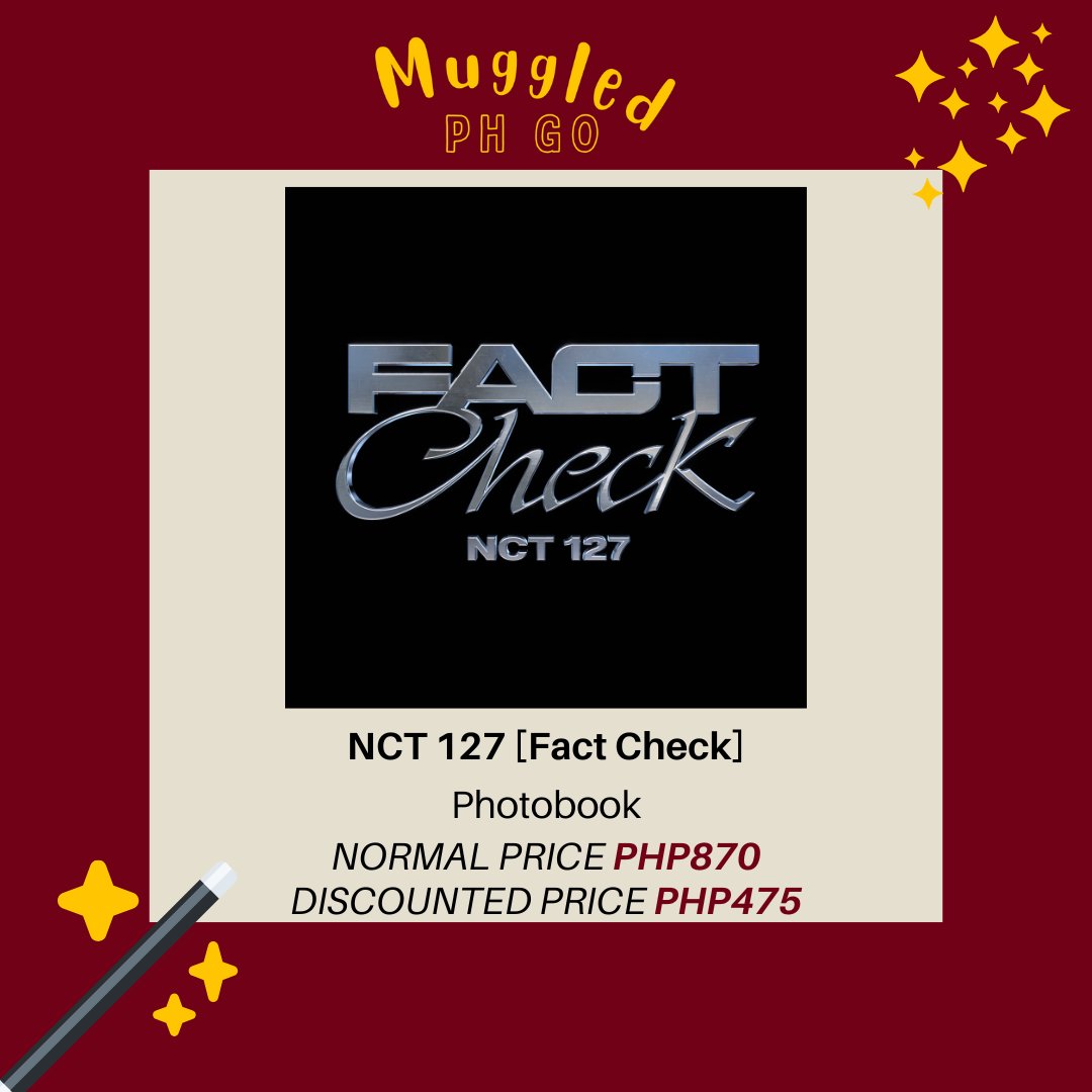 muggledPH's tweet photo. #MuggledPHGo 

NCT 127 - [Fact Check]
💿Photo case ₱930
💿PB ₱870
💿Smini ₱620
💿Poster ₱600 (set ₱5,300)
✅LONG DOP
✅MAKESTAR

🚢NETA
🗓️: Oct 05
50% DP: Oct 05
REMBAL: ONHAND

➢https://t.co/k7UxE5OMWN

t. wts lfb ph go pasabuy pre order https://t.co/A2KjVOiWPS
