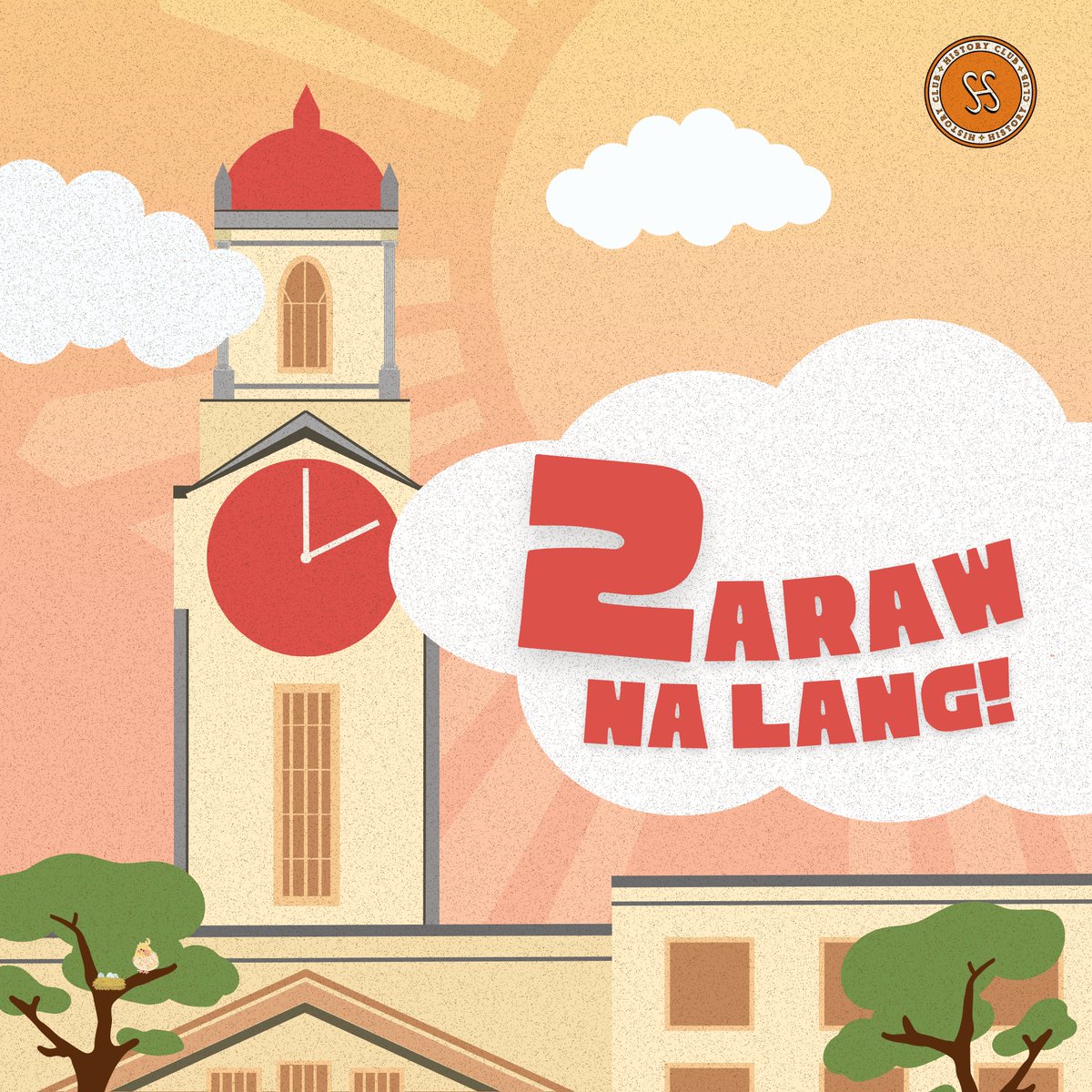 DLSUHistory's tweet photo. 2 ARAW NA LANG! 
Sa pag-usbong ng hindi makatuwirang pagbabaluktot sa tunay na kasaysayan ng Pilipinas, ang DLSU History Club ay kumakatok sa inyong mga puso upang makiisa sa aming misyon. Handa ka na bang maging instrumento sa pagpapalaganap ng tunay na kwento ng ating bansa? https://t.co/wCGnp124D9