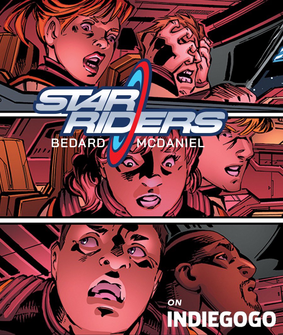 On Indiegogo Now! Check out Star Riders today from Fēnom comics. It’s a Thrill Ride! #comics #newcomics #startrek #starwars #fun #epic #tonybedard #scottmcdaniel @elonmusk IGG.me/at/StarRiders