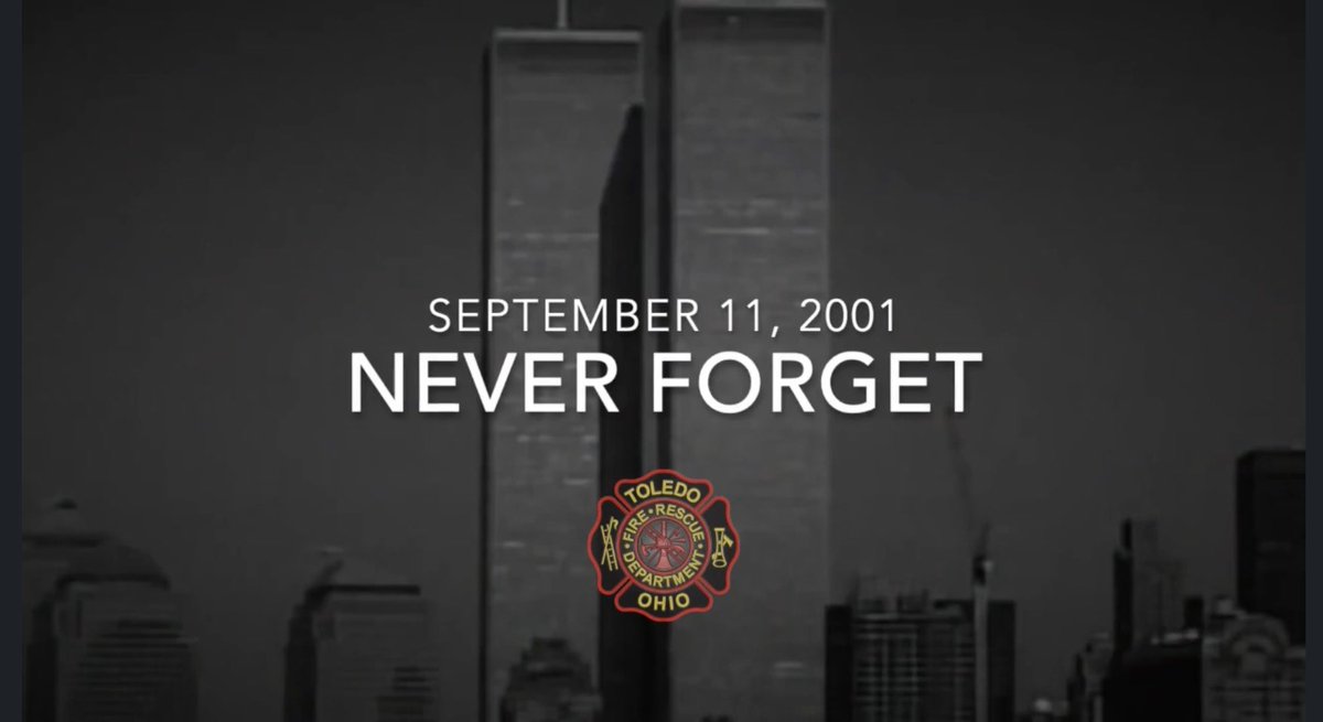 September 11, 2001 - Never Forget #toledofire #toledofirefighters 🎥 fb.watch/m_Lg-OoLZU/?mi…