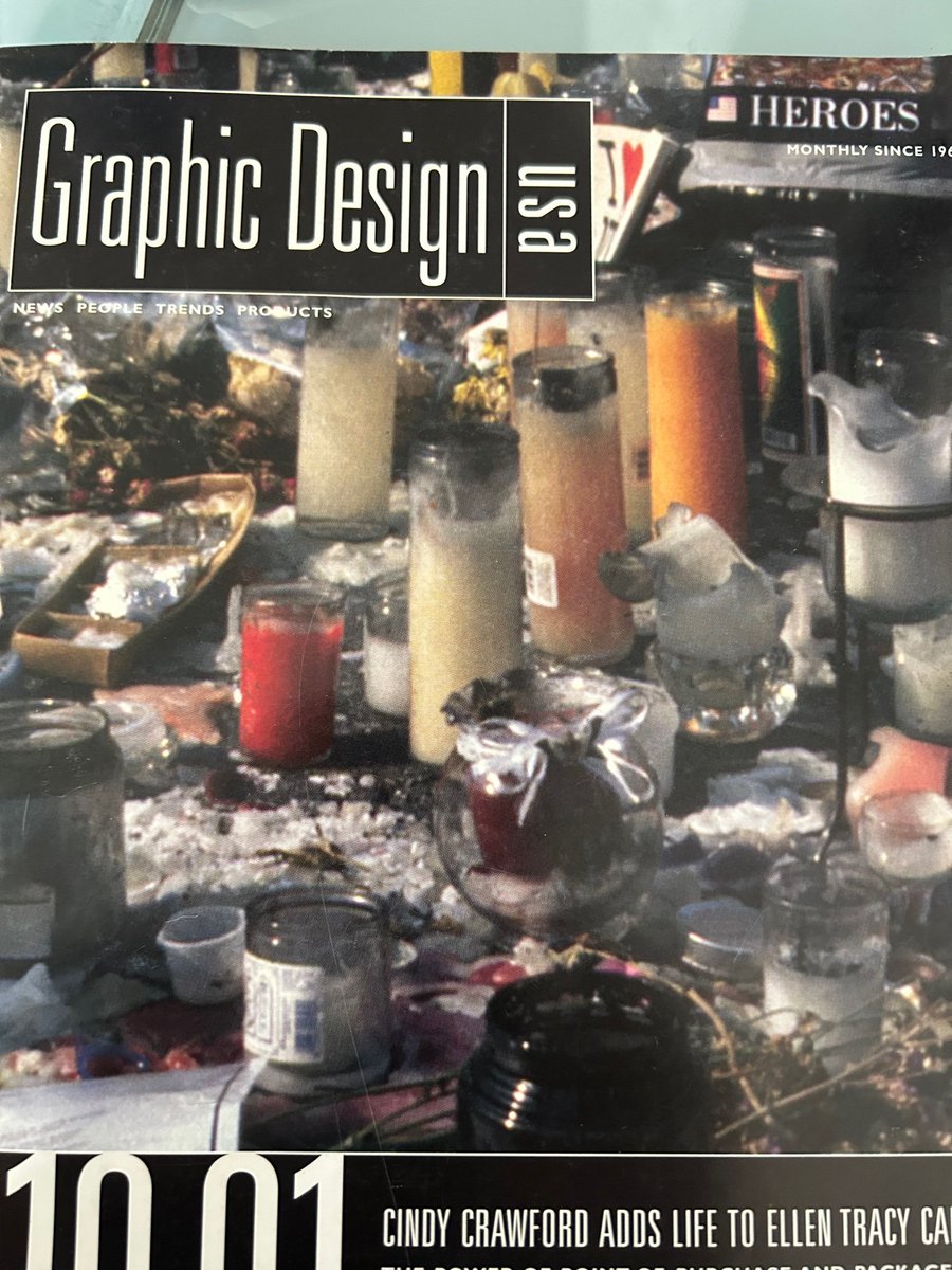 Our October 2001 cover was a small but heartfelt attempt to honor the 9/11 fallen. I'm not sure we've ever been the same. gdusa.com