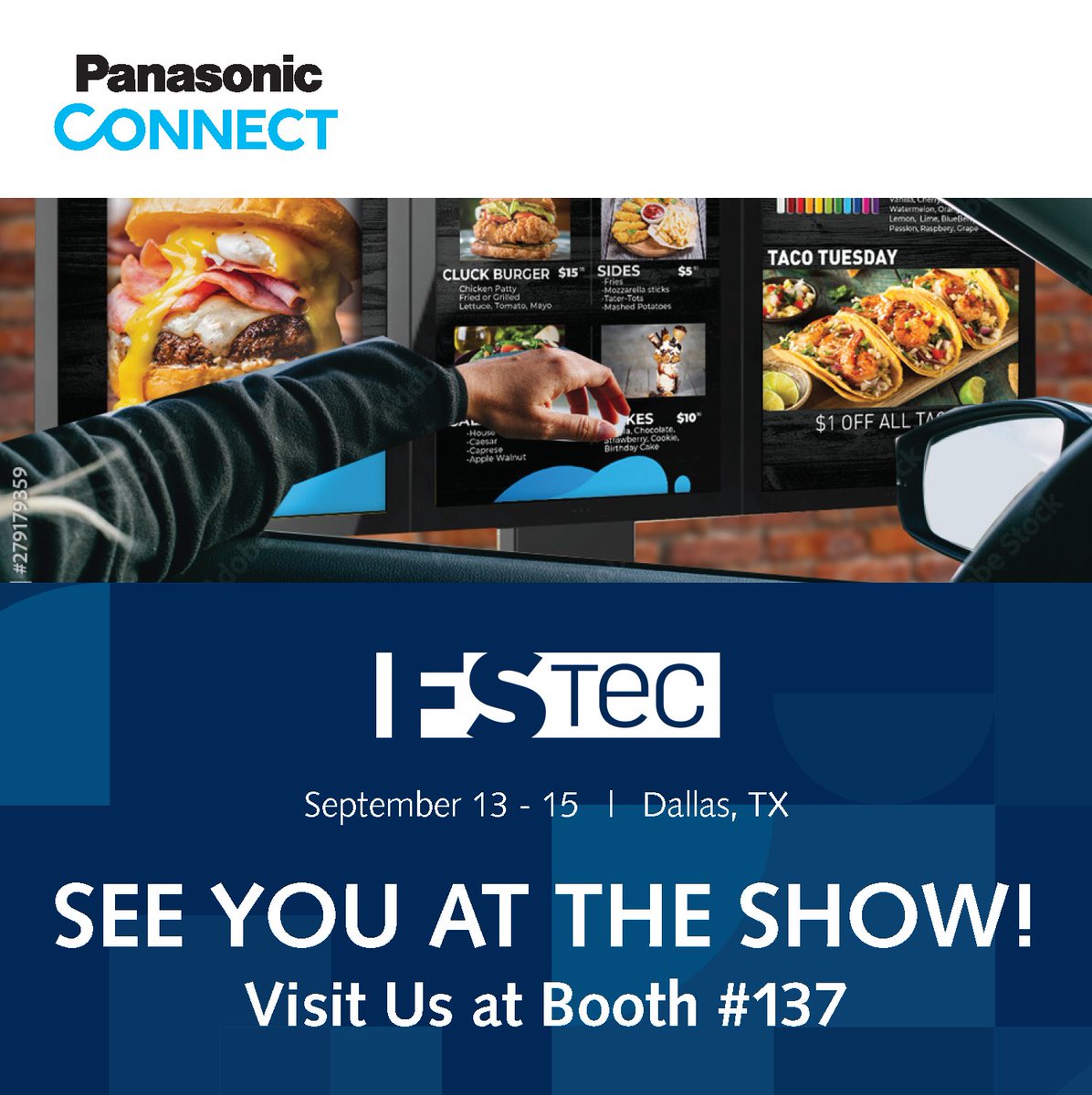 Create a Drive-Thru experience that exceeds your customer’s expectations.

See how #PanasonicConnect can help you deliver an engaging customer experience at #FSTEC - Booth 137.

#restaurant #technology #digitalsignage #digitaldisplays #menuboards #advertise #qsr #fastcasuals