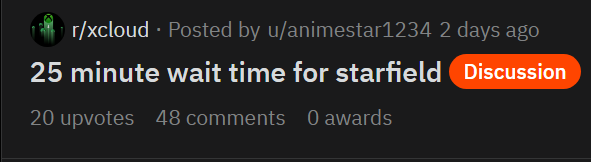 Longest wait time ever : r/xcloud