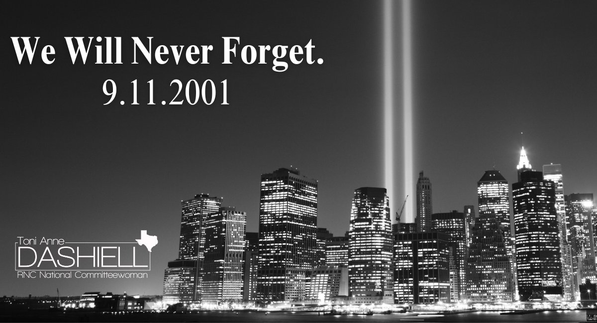 We Will Never Forget.