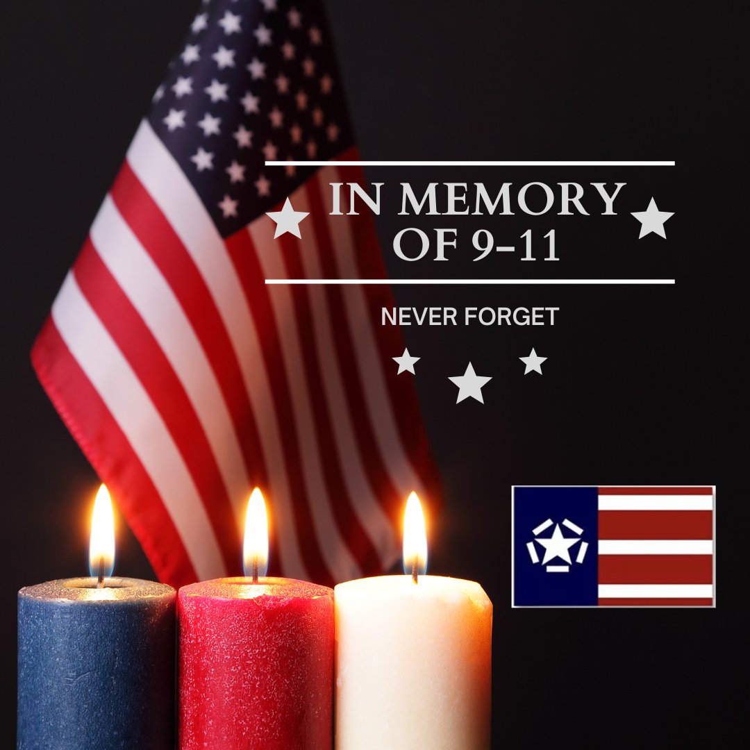 In honor and memory of September 11, 2001.

Schools may be displaying the Freedom Flag today. Please visit the site below to learn more about this symbol of remembrance. 

freedomflagfoundation.org/the-10-element…