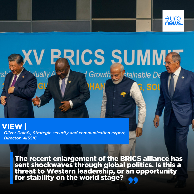 euronews's tweet photo. VIEW | Our continent does not have a choice but to seize this opportunity to unlock the potential behind the bloc's enlargement, if it wants to continue playing a leading role in shaping the new global governance, @ORolofs writes.