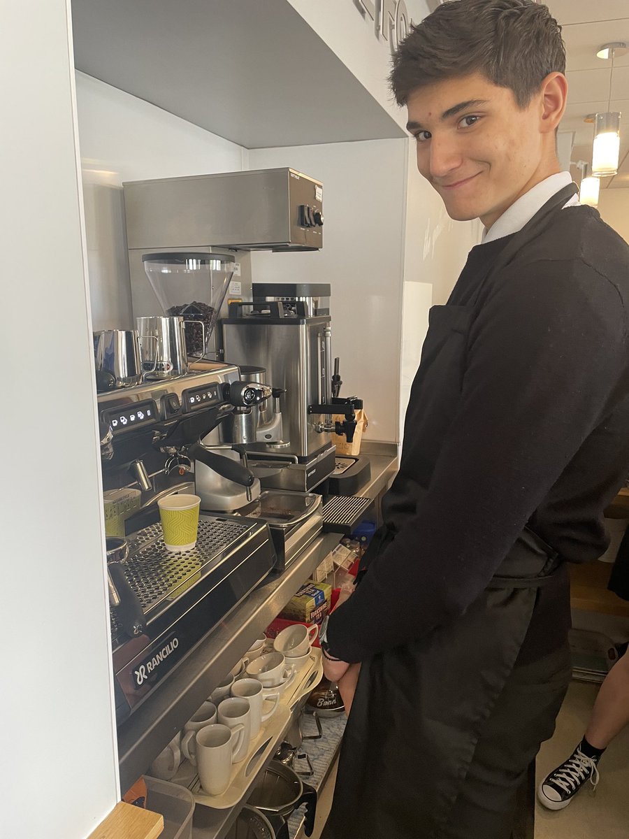 OfficialHGS's tweet photo. Our S5/6 Pupils are running a Community Cafe every Thursday from 2.00pm-3.30pm at St John’s Parish Church Forum Cafe, Duke St, Hamilton. Come and join us for one of our Barista Coffees (or Tea) and bring/tell your friends. All welcome…
#itsSLC #itsHGS @EducationSLC https://t.co/kbTXc1zewH