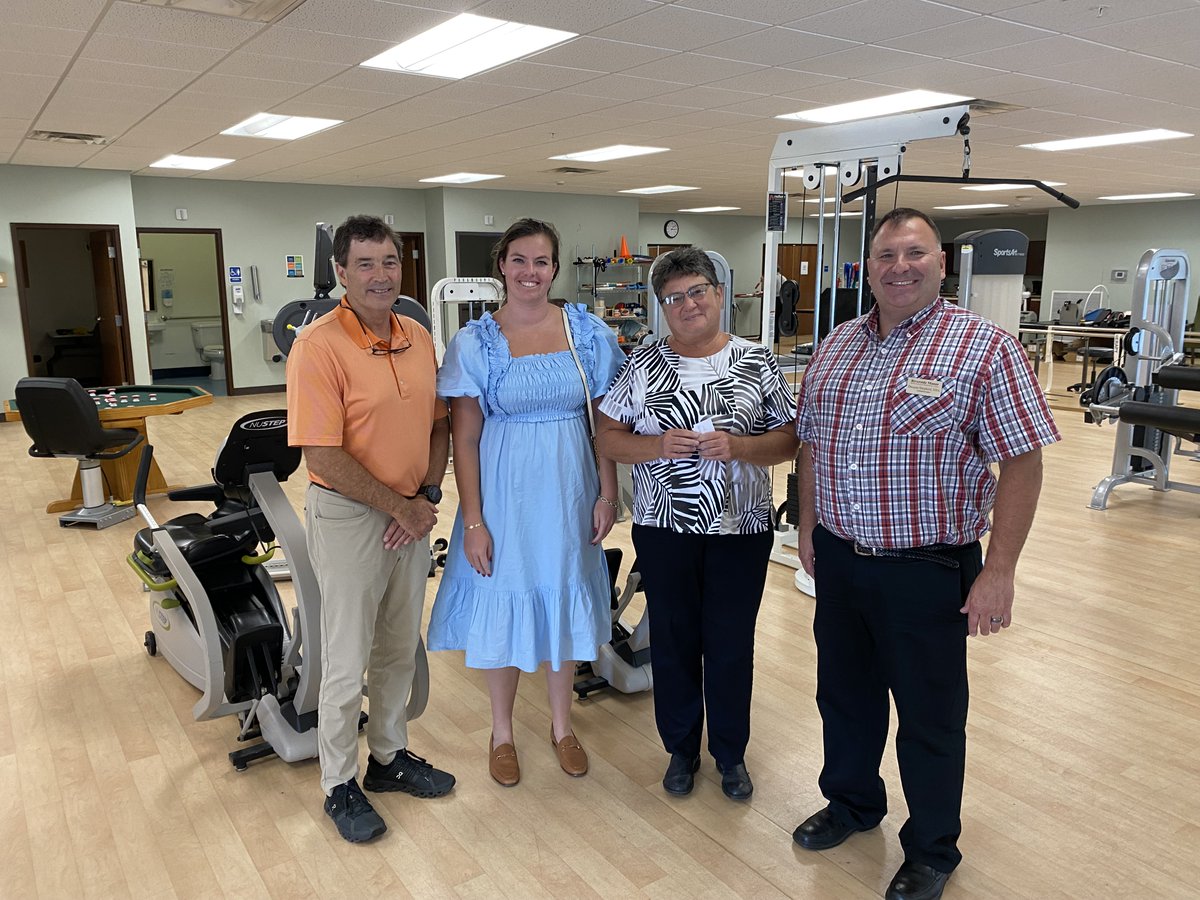 vanrunkle's tweet photo. OHCA Advocacy at Work!

@OHCA_Ohio coordinated a visit for @RepBalderson with Administrator Dwayne Shephard of Riverside Manor in Newcomerstown to discuss the proposed minimum staffing rule.  We have scheduled many visits to gain congressional support for our providers. https://t.co/mWDU9VOSrA