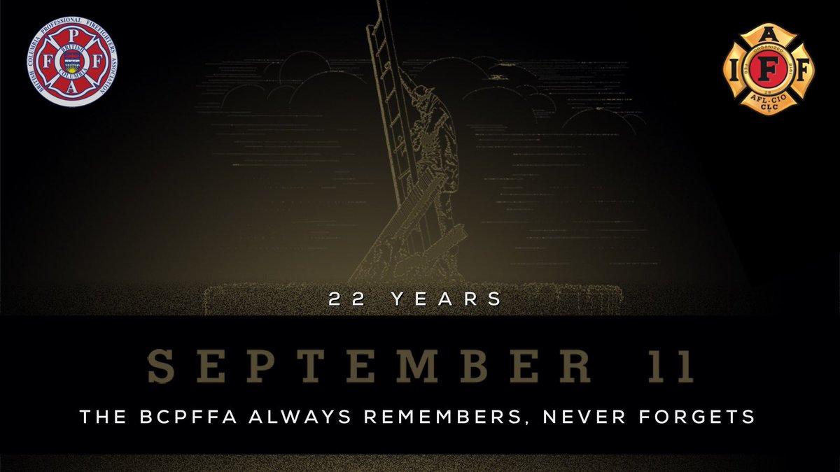 The BCPFFA will never forget the 343 FDNY members who lost their lives during the worst terrorist attack in American history. 

We will always remember the families of our fallen, including the members who have succumbed to World Trade Center related illnesses

 #NeverForget #911