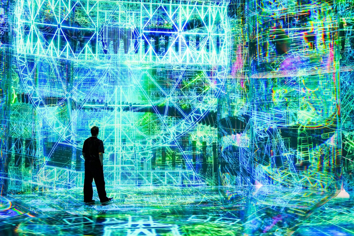 artechouse's tweet photo. #BeyondtheLight continues #ARTECHOUSEstudioโs work of reinventing how audiences experience scientific knowledge. Previously, #ARTECHOUSE did this in the #LifeofaNeuron exhibition in 2021 and 2022. Beyond the Light opens at #ARTECHOUSEDC on September 15. https://t.co/2MSASCIjrI