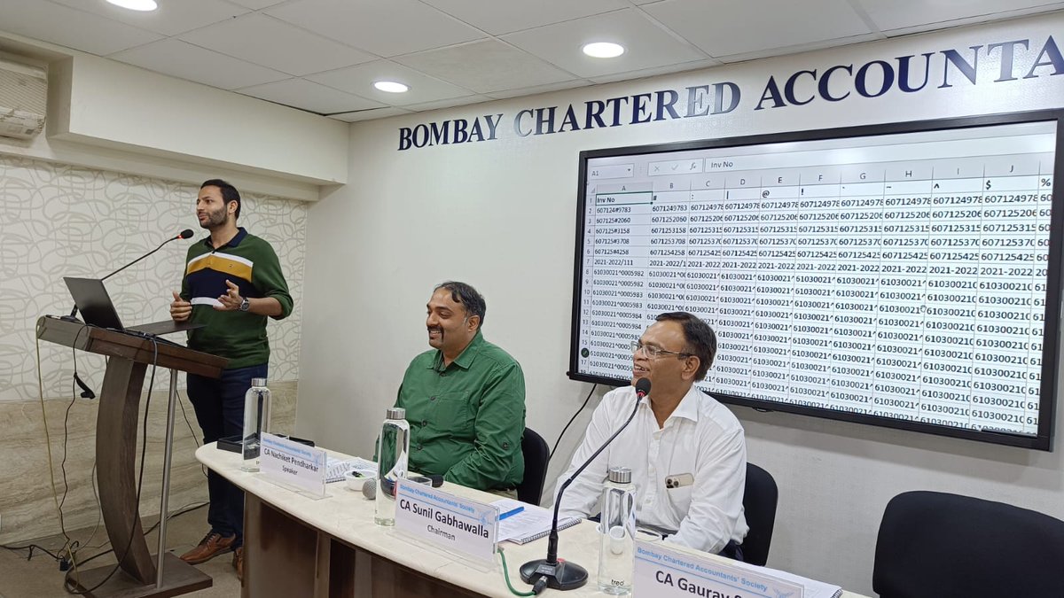 Bombay Chartered Accountants' Society(BCAS) tweet media