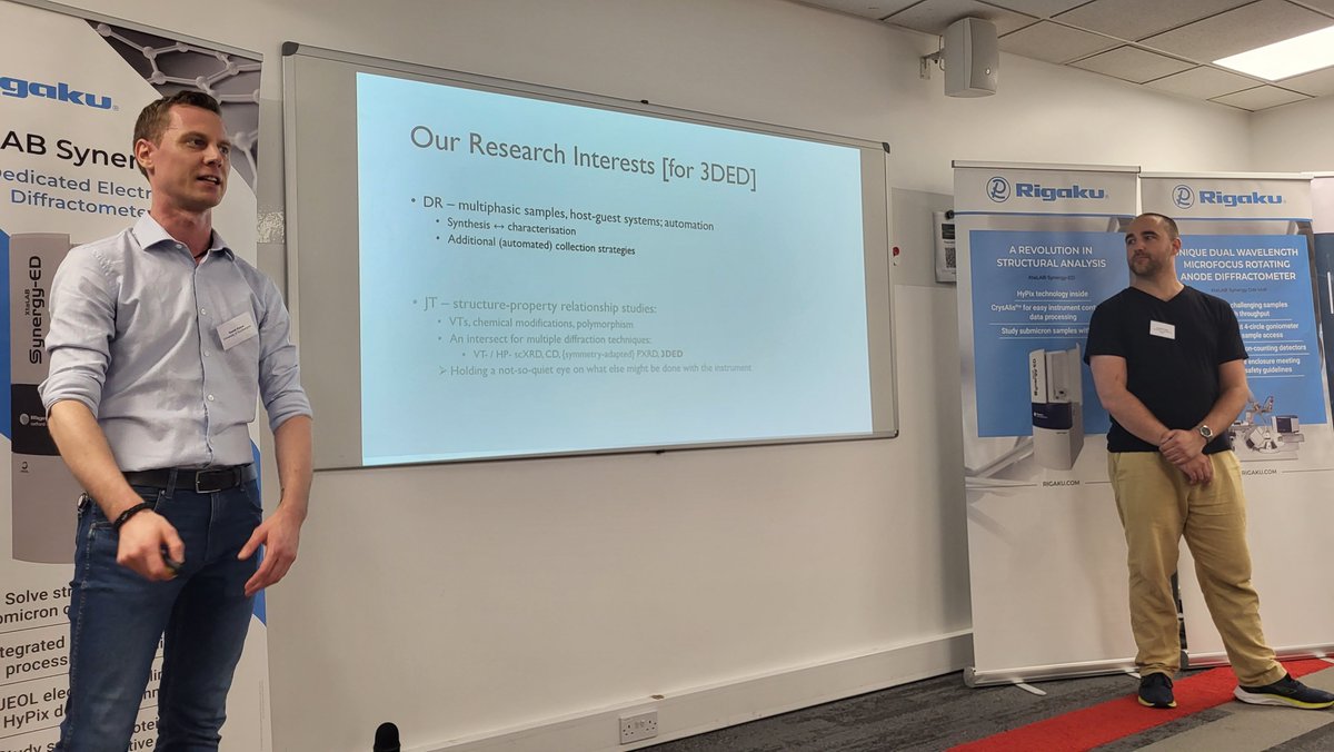 Jere Tidey and Daniel Rainer introduced themselves, as the NEDF's technical wizards who will be running the systems at Warwick and Soton respectively, and their scientific interests in another enjoyable duet presentation.