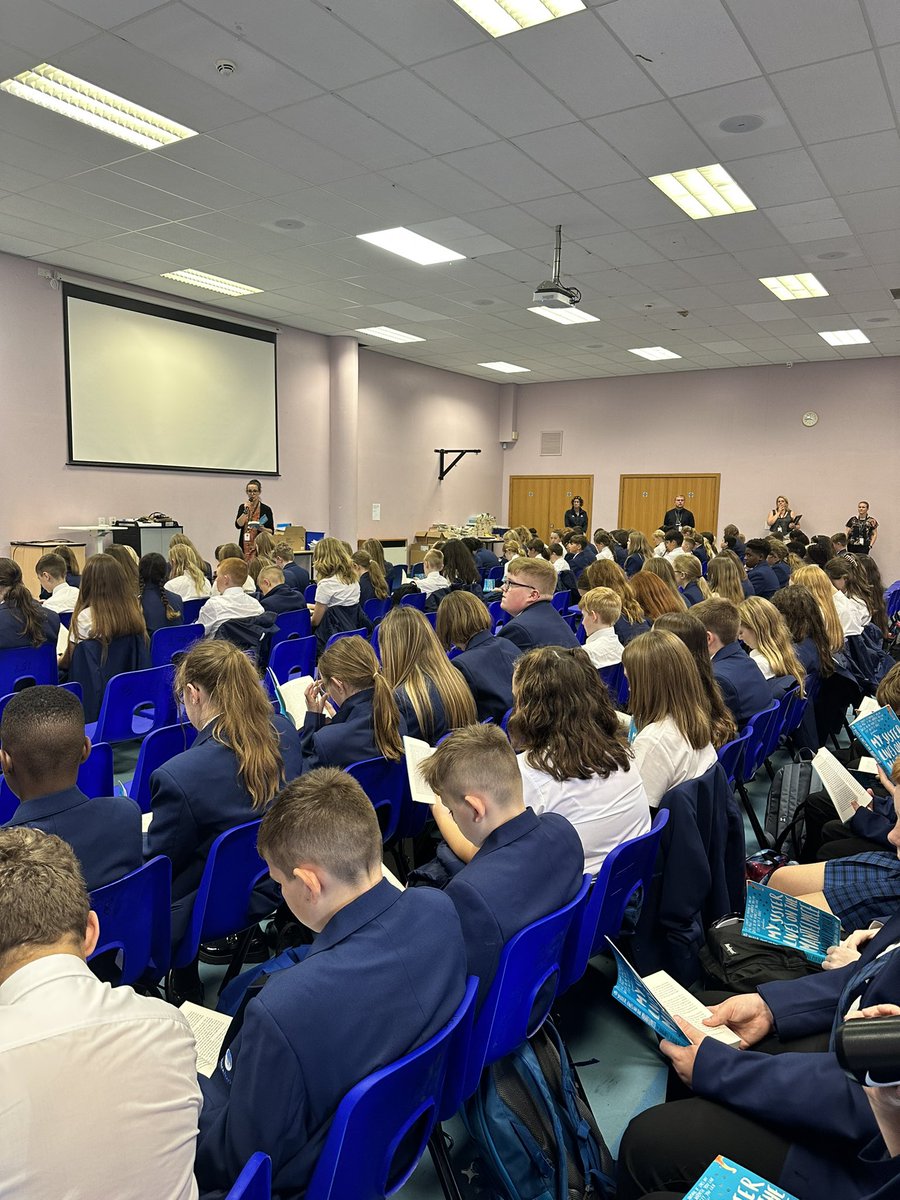 Year 7 whole year group reading this afternoon. We are reading My Sister Lives On The Mantlepiece this half term. The routines are already being embedded allowing us to start closing those reading and vocabulary gaps effectively.