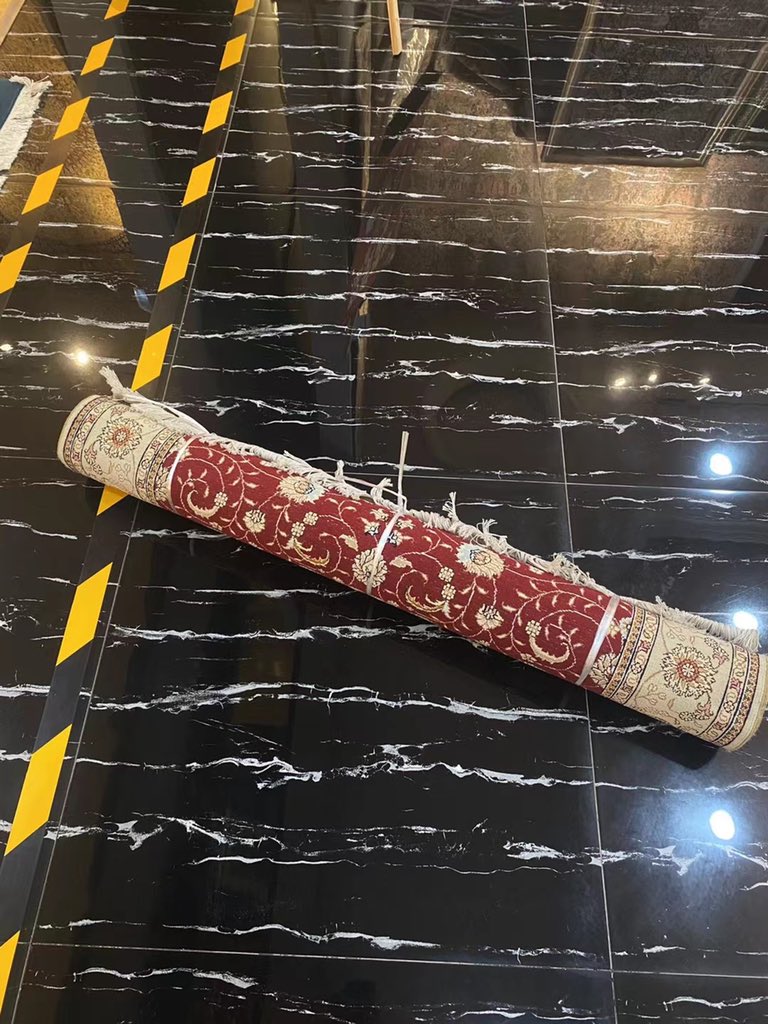 camelcarpet's tweet image. 4x6ft handmade wool silk carpet to USA. #woolsilkrug #woolsilkcarpet