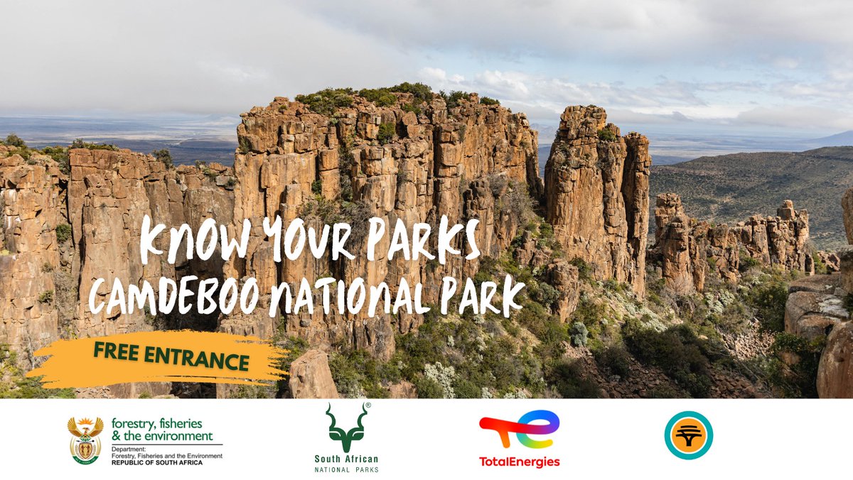 Discover an awe-inspiring landscape of ancient rocks, of vast and timeless Karoo landscapes at #CamdebooNationalPark during #SANationalParksWeek. #LiveYourWild #KnowYourParks
