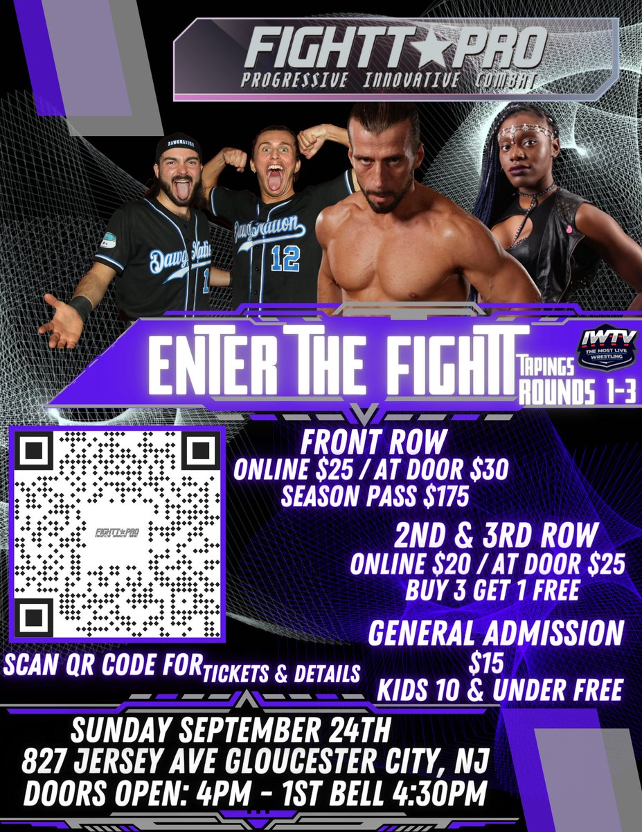 OJ_PurpleStuff's tweet image. 🤵🏾🎤🤼🏿‍♂️Upcoming shows:
9/23 @AssaultWrestlin BIRTHDAY BASH
9/24 @FighttProW ENTER THE FIGHT
10/15 @PAWD_WC THRILLER
#liveprowrestling #ringannouncerlife #onefall #bookOJ