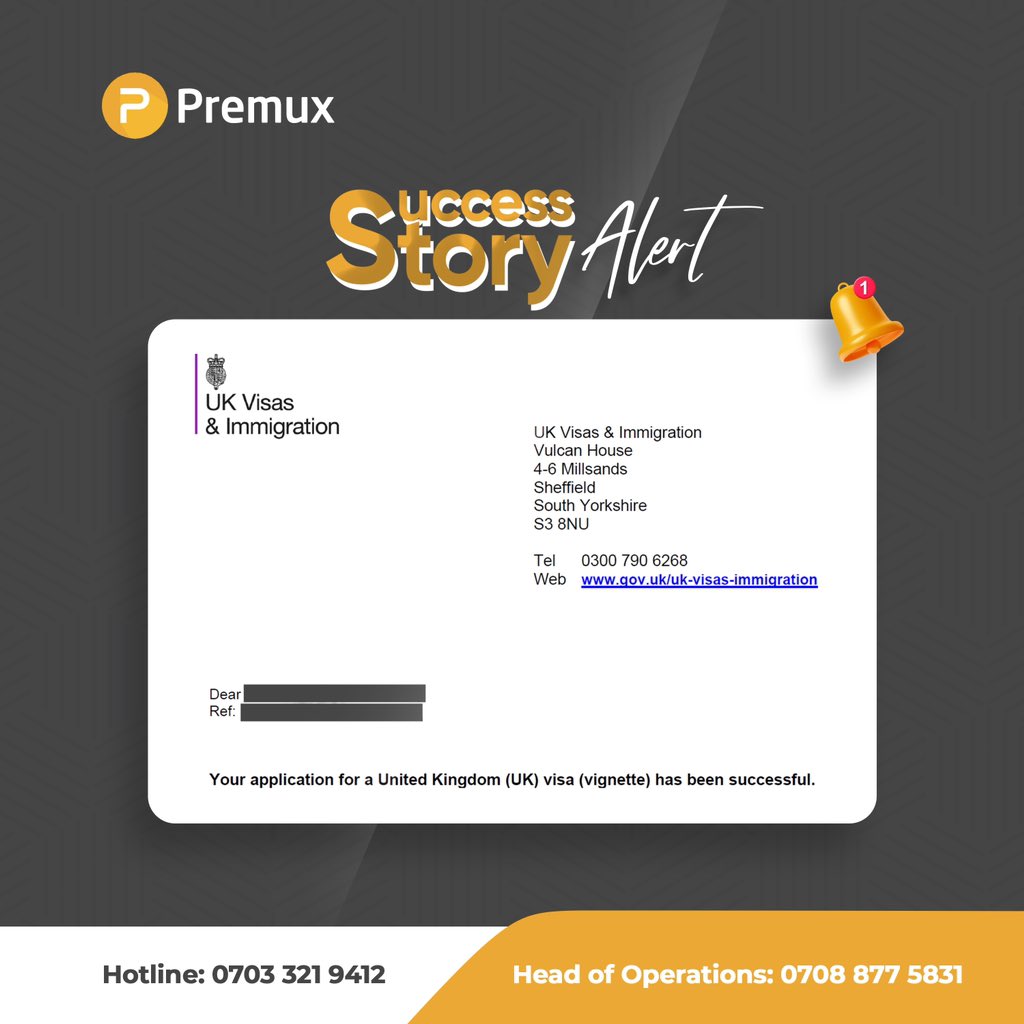 PremuxEducation's tweet photo. 🌟 Success Story Alert! 🌟

Meet our newest Visa Success Story! They say that dreams don't work unless you do, and our client is living proof of that! 
Still thinking about yours? Chat with us let the next success story be yours.

Sunny Ade fear women tomorrow is Monday #Bbnaija https://t.co/I0bcyU455r