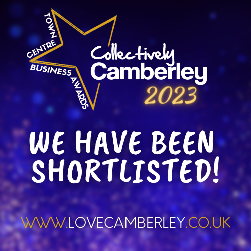 🗳️🙌 Thank you to all our amazing customers who voted in the Camberley Town Centre Awards! 🏆 We're over the moon to announce that we've been shortlisted in one of the categories! 🌟🤞 Keep those fingers crossed for a win on the big night! 🎉 

#awards #lovecamberley 🌆💫
