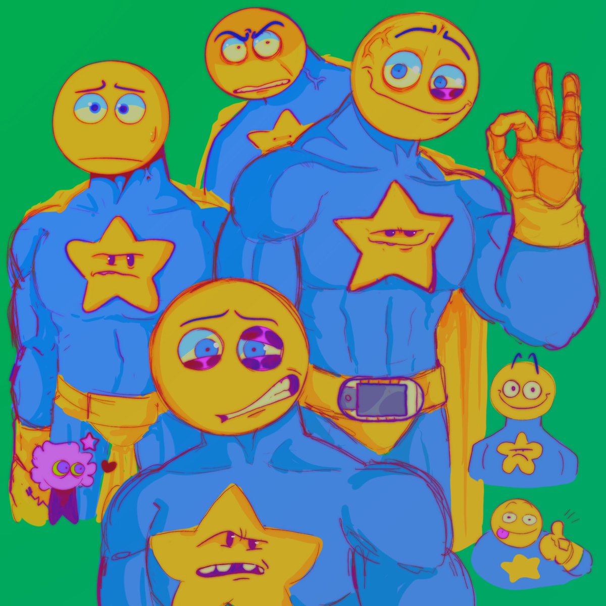 LoobydooP's tweet photo. My elbow hurts so take this #comicjumper #captainsmiley https://t.co/x2aPixQVMh