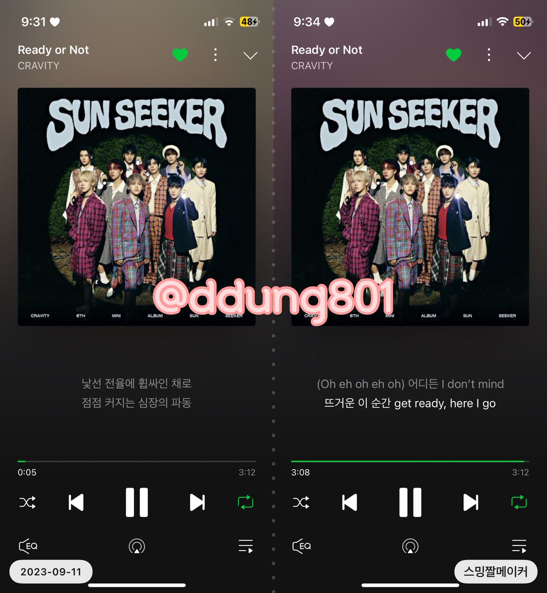 ddung801's tweet photo. @CRAVITYstarship 9월 11일 9시 🖤

#CRAVITY #크래비티
#SUN_SEEKER
#Ready_or_Not
#크래비티_get_set_ready_go https://t.co/quf7A1HrsW