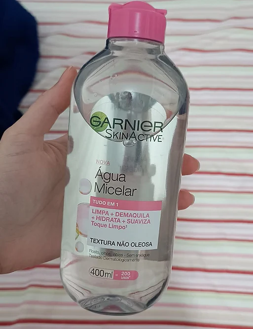 Água Micelar Garnier SkinActive Tudo em 1, 400ml