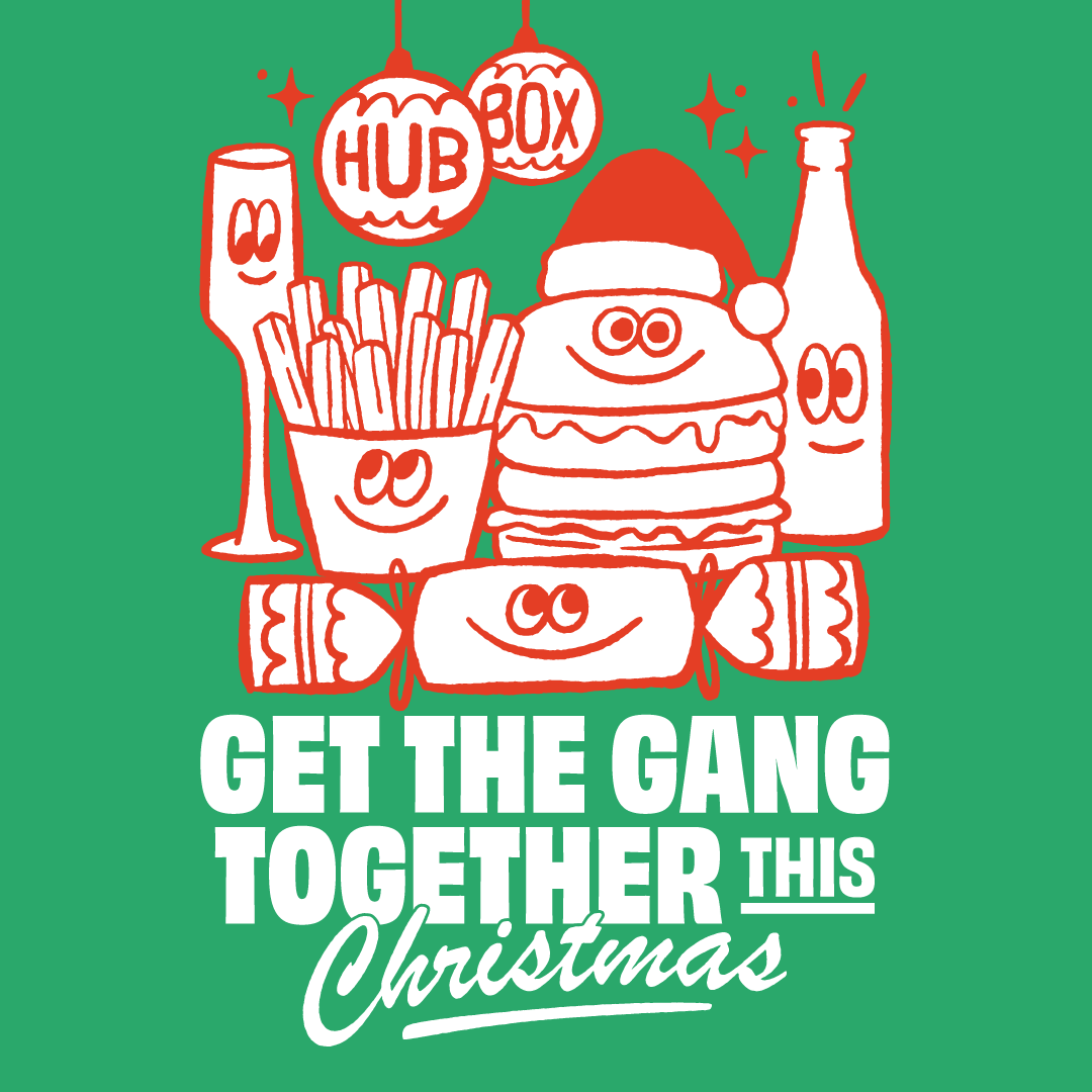 Get the gang together this Christmas! Bookings are officially open 👉hubbox.co.uk/hubbox-christm…