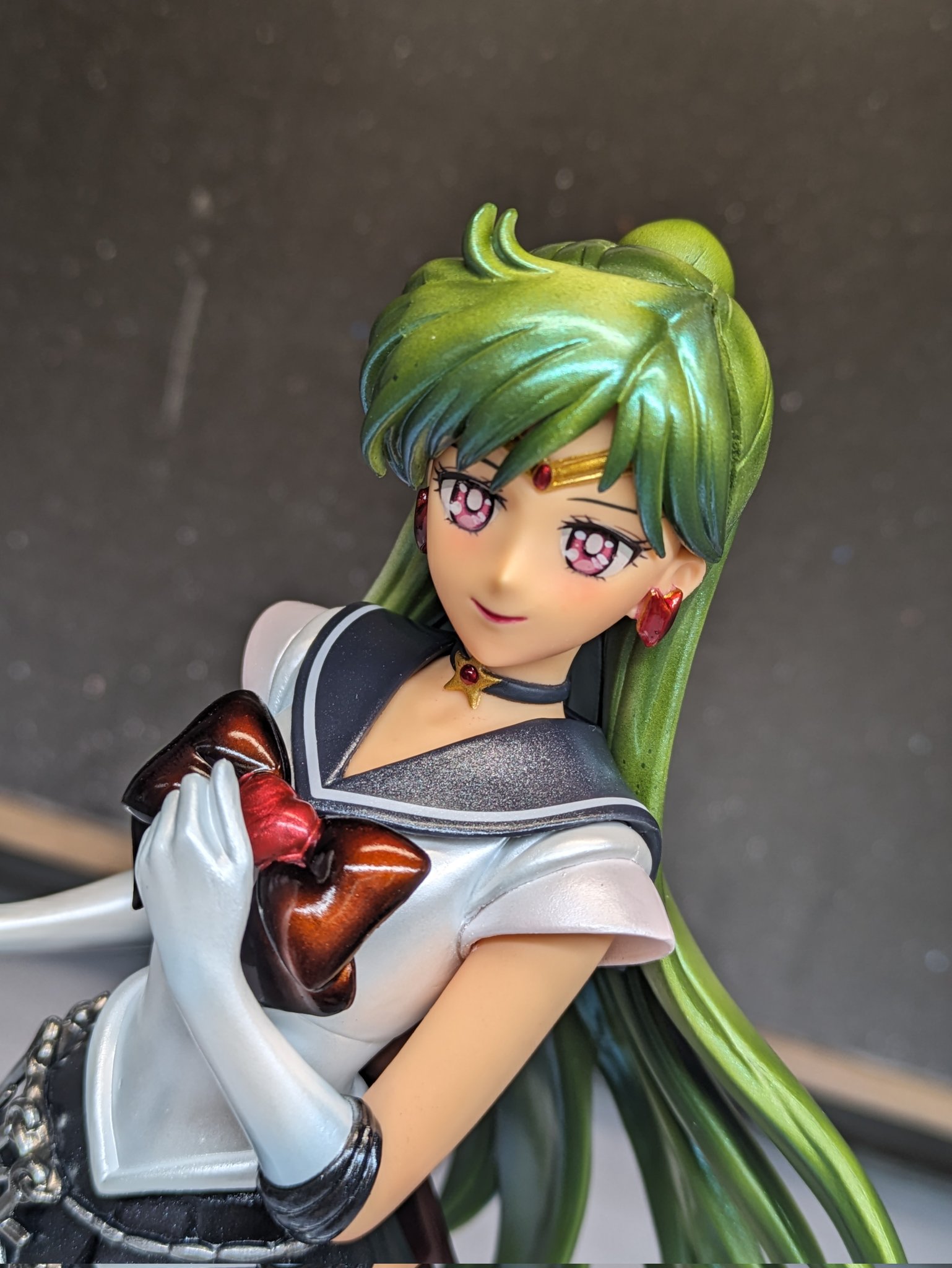 セーラームーンプルートフィギュアリペイント 🫙ʍմϲհɑղ🫙@人形塗り師 on X: 