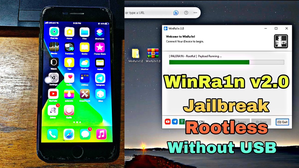 sokphannkeut's tweet photo. 🔥Jailbreak WinRa1n Rootless on iOS 15/16 without USB for Windows ✅👇👇👇
https://t.co/x15UdZSv48 https://t.co/UmmG9Quohd