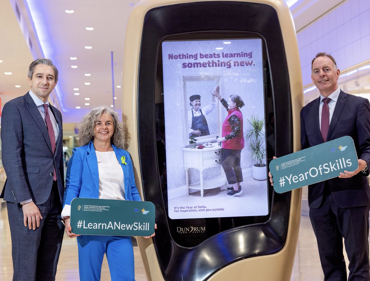 ‘FET is for everyone. It is available in every community in Ireland, and offers every individual a pathway to take them as far as they want to go.’ 
New research from <a href="/DeptofFHed/">Department of Further and Higher Education</a> reveals 9 out of 10 people want to learn a new skill in the near future:
gov.ie/en/press-relea…