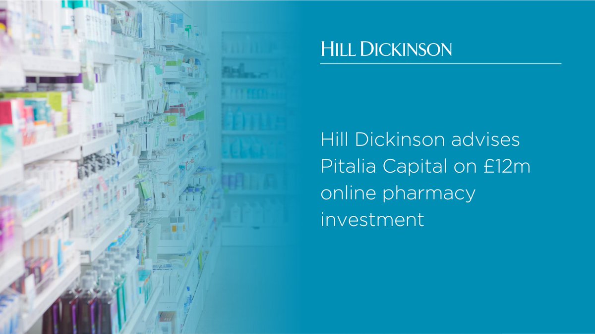 We're pleased to have advised our client <a href="/PitaliaLtd/">Pitalia</a> on a £12 million cash injection into online pharmacy <a href="/Chemist4U/">Chemist4U</a>.

Corporate partner Jon Gillow, together with senior associate Graeme Anderson, of our Manchester office, provided legal advice to Pitalia.

Chemist4U and bespoke