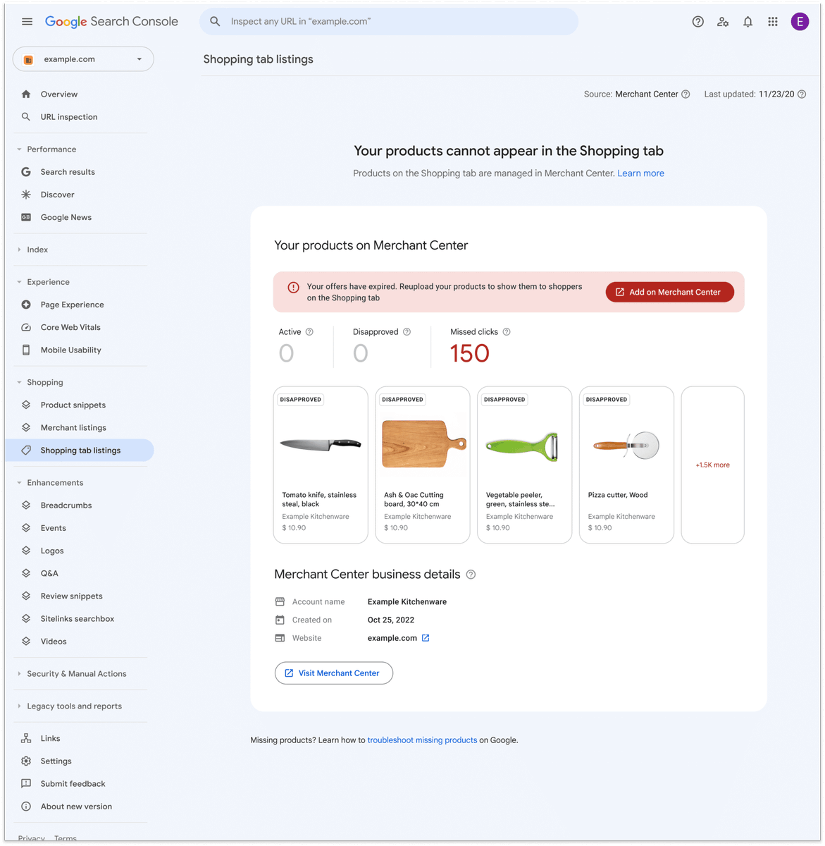 vainavitech's tweet photo. Google Search Console rolling out new Merchant Center integrated reports https://t.co/DGu4i6FNaM https://t.co/TP68HV3pgR