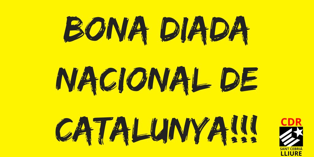 Bona Diada Nacional de Catalunya!!!

#DiadaNacional2023 
#Diada23
#Independència 
#CDREnXarxa